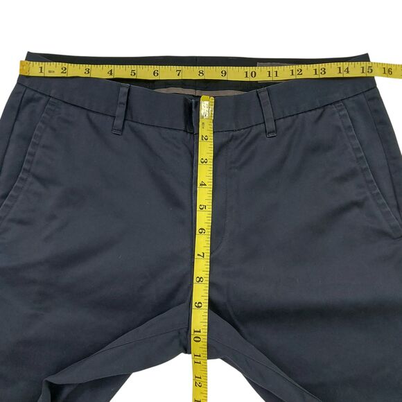 Bonobos Weekday Warrior Pants Monday Mens 30x32 Navy Slim Straight Flat Front - Picture 9 of 11